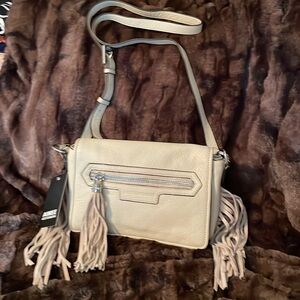 Aimee Kestenberg creamy white leather crossbody bag